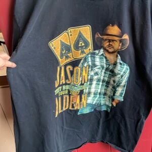 Jason Aldean 2017 concert t-shirt They Don’t Know Tour